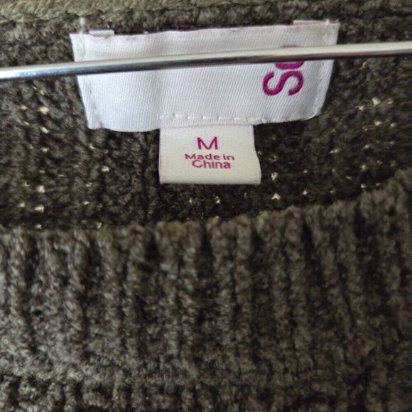 SO Soft Forest Green Long Sleeve Sweater - Picture 3 of 3